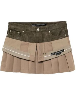 ANDERSSON BELL Patchwork skirt - Natur