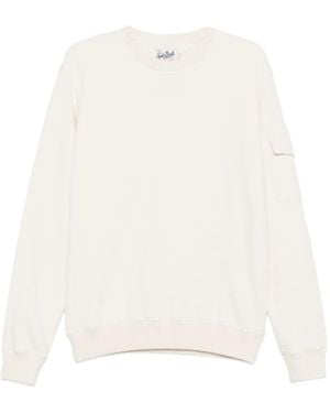 MC2 Saint Barth Chester Pocket Crew-Neck Jumper - White