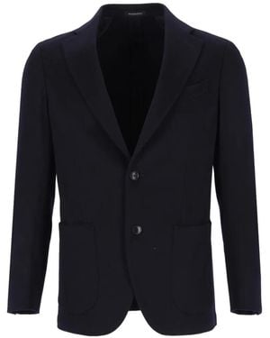 Al Duca d'Aosta Single-Breasted Blazer - Blue