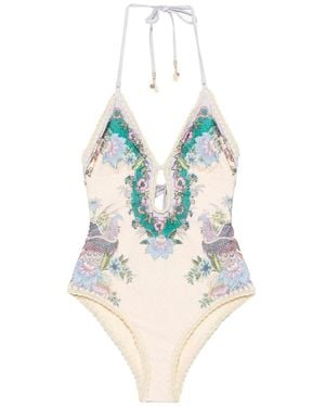 Zimmermann Indra Badpak Met Gehaakt Detail - Blauw