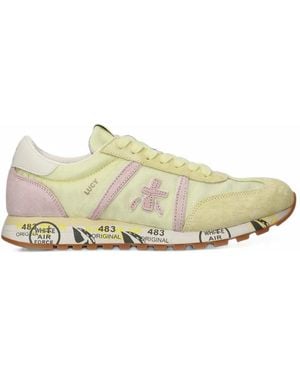 Premiata Lucyd 8141 Paneled Sneakers - White