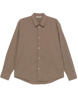 A Kind Of Guise Fulvio Striped Shirt - Brown
