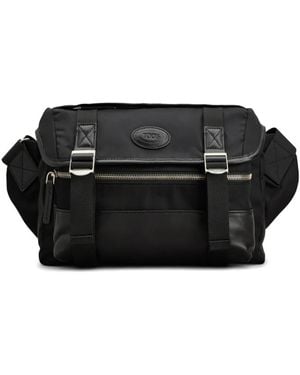 Tod's Umhängetasche mit Schnallengurt - Schwarz