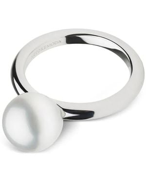 AUTORE MODA 10Kt Gigi Pearl Ring - Metallic