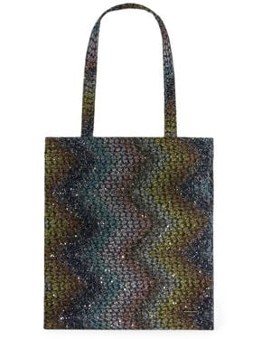 Missoni Salina Sequin-Embellished Tote Bag - Black