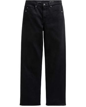AG Jeans Brinley Straight-Leg Jeans - Black