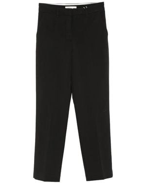 GANT Slim-Fit Cropped Trousers - Black
