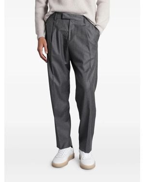 Grayed Albert Pleated Trousers - Grey