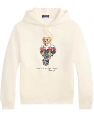 Polo Ralph Lauren Polo Bear Hoodie - White