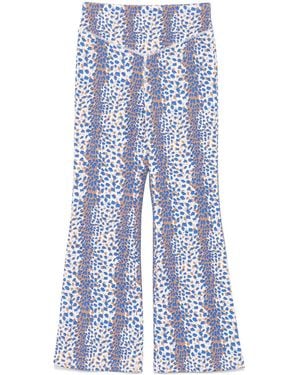 BATSHEVA Ausgestellte Leggings - Blau