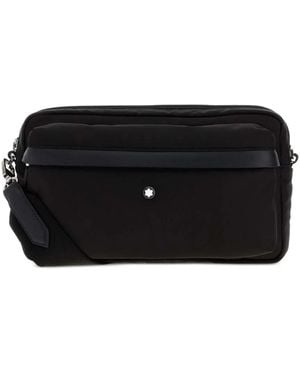 Montblanc Panorama Logo-Plaque Zip-Fastening Messenger Bag - Black