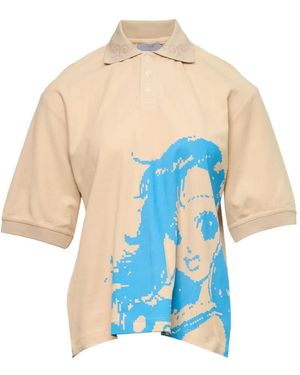 Ashley Williams Polo À Imprimé Graphique - Blue