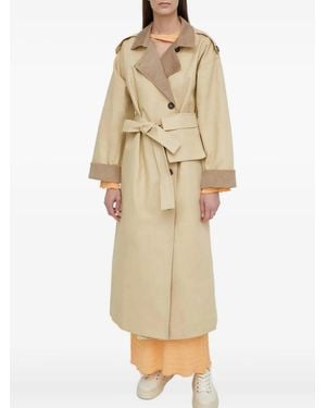 Résumé Double-Breasted Trench Coat - Natural