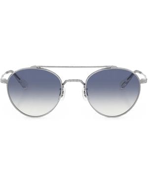 Oliver Peoples Round-Frame Sunglasses - Blue