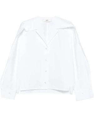 Séfr Arc-Collar Shirt - White