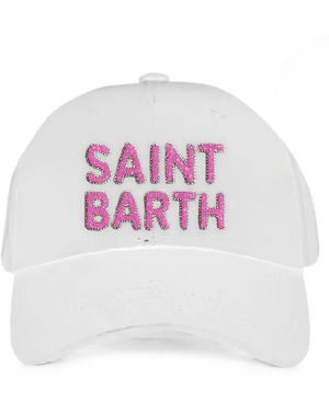 MC2 Saint Barth Logo-Patch Baseball Cap - White