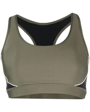 The Upside Track Georgia Racerback Sports Bra - Grey