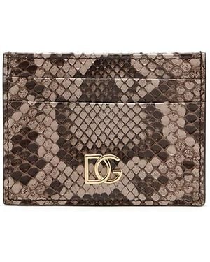 Dolce & Gabbana Dg-Logo Leather Card Holder - Multicolor