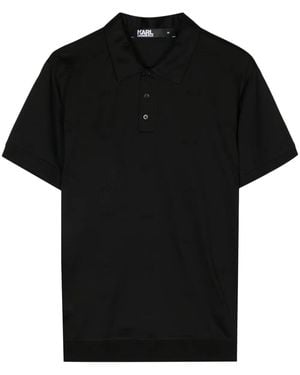 Karl Lagerfeld K/signature ポロシャツ - ブラック