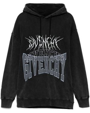 Givenchy Embroidered Hoodie - Black