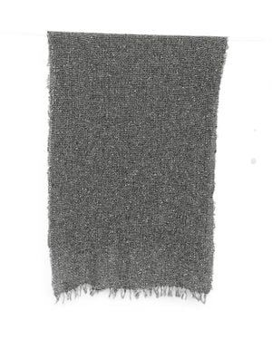 Faliero Sarti Marchetto Fringed-Edge Textured Scarf - Grey