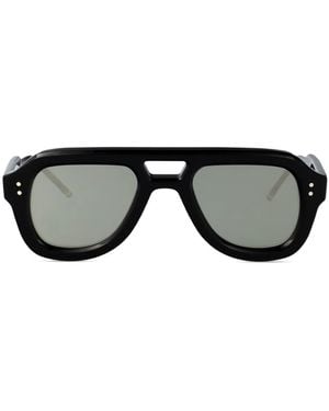 Thom Browne Double-Bridge Sunglasses - Black