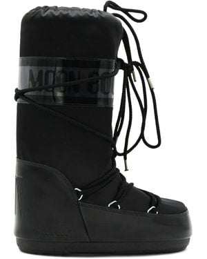 Moon Boot Mondstiefel Blick gepolsterte Schneestiefel - Schwarz