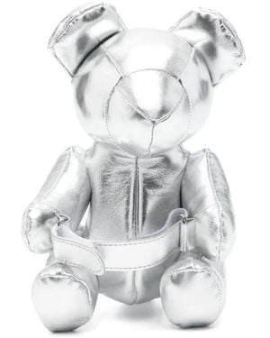 Maison Mihara Yasuhiro Dolls Bear Tote Bag - White
