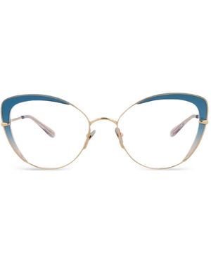 Pomellato Gafas Con Montura Cat Eye - Blanco