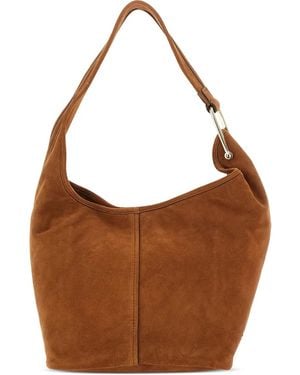 MICHAEL Michael Kors Medium Sony Suede Shoulder Bag - Brown
