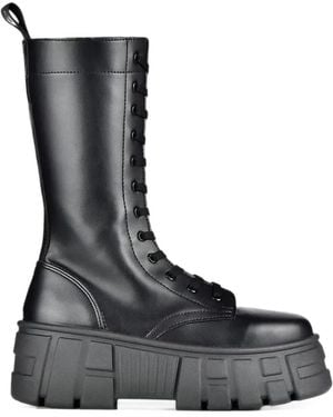 Altercore Iberis Platform Lace-Up Boots - Black