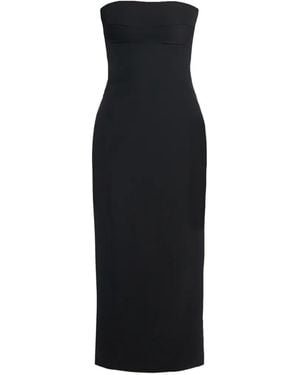Axel 113 Margot Strapless Midi Dress - Black