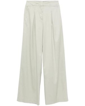 Peserico Pleated-Detail Trousers - White