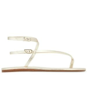 Ancient Greek Sandals Kallisti Leather Flat Sandals - White