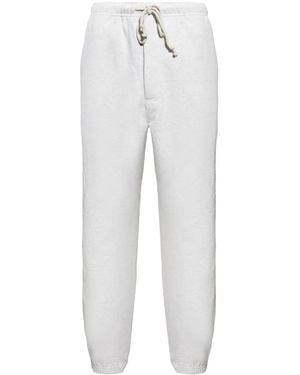 Y-3 Logo-print Track Trousers - White