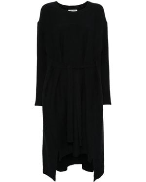 Henrik Vibskov Organic Cotton Blend Jersey Midi Dress - Black