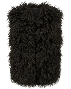 Alter Ego Shifu Weste Aus Faux Fur - Schwarz