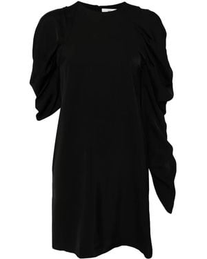 BESFXXK Draped Asymmetric Dress - Black