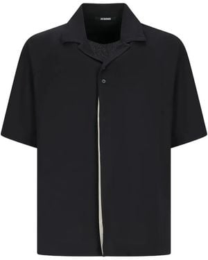 Jacquemus Jean Atelier Short-Sleeve Shirt - Black