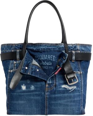 DSquared² Borsa Shopper Twin - Blu