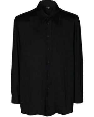 Tessitura Body Couture Button-Fastening Long-Sleeve Shirt - Black