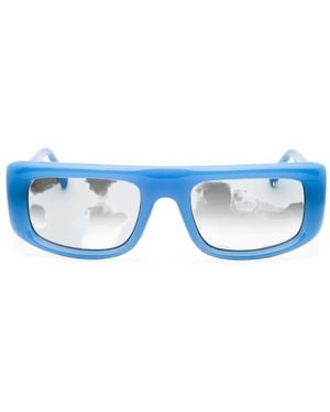 Guess Rectangle-Frame Sunglasses - Blue