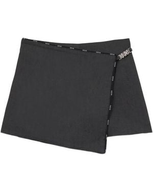 Gcds Logo Mini Skirt - Black