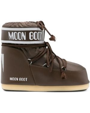 Moon Boot Icon Low Stiefel Aus Nylon - Braun