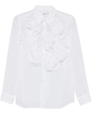 Comme des Garçons Ruffled Shirt - White