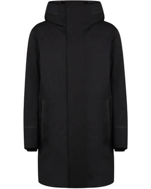 Fusalp Buttoned-Pockets Hooded Parka - Black