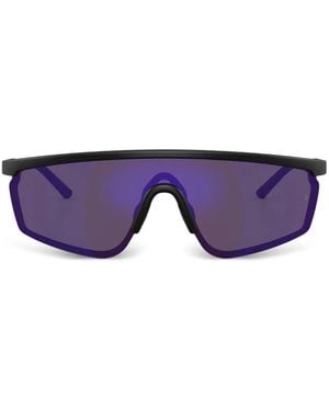 Oliver Peoples R-20 Shield-Frame Tinted Sunglasses - Purple