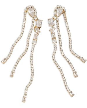 Guess Pendientes Con Detalles De Cristales - Blanco