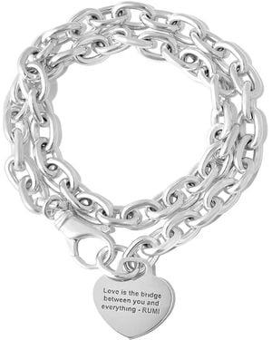 Loren Stewart Love Is The Bridge ペンダント ネックレス - メタリック