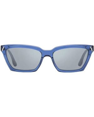Victoria Beckham Soft Square サングラス - ブルー